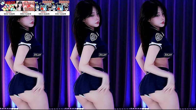 언더붑 테니스 Skirt 언더캠 BJ깅ㅇㅅ 몸매
