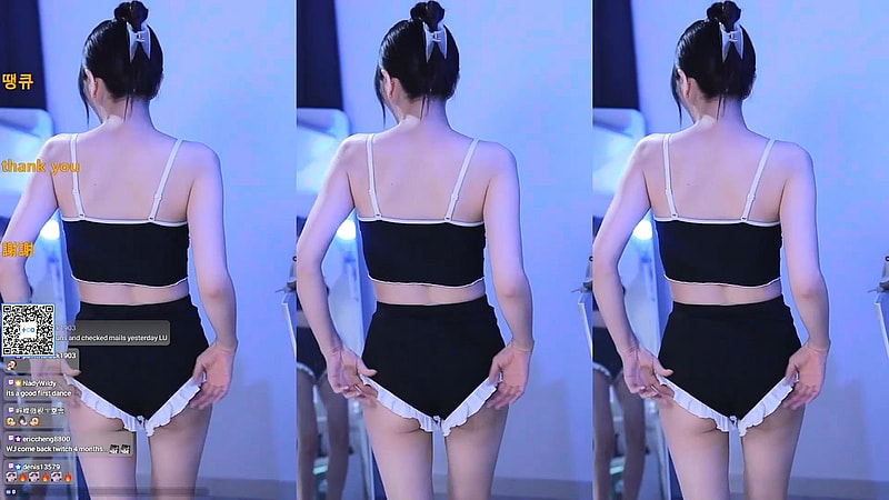 짧은 반바지 엉밑살 BJ우ㅈX4 리액션 풀영상