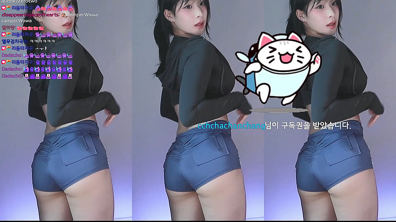 타이트한 레깅스 Shorts BJㅁㅇ츄 뒤태