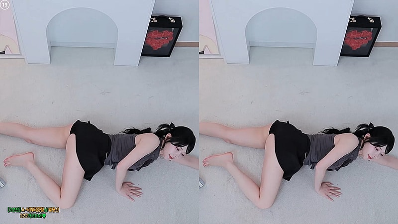 짧은 Skirt 방바닥 트월킹 BJㅂㅁ송 Reaction컷