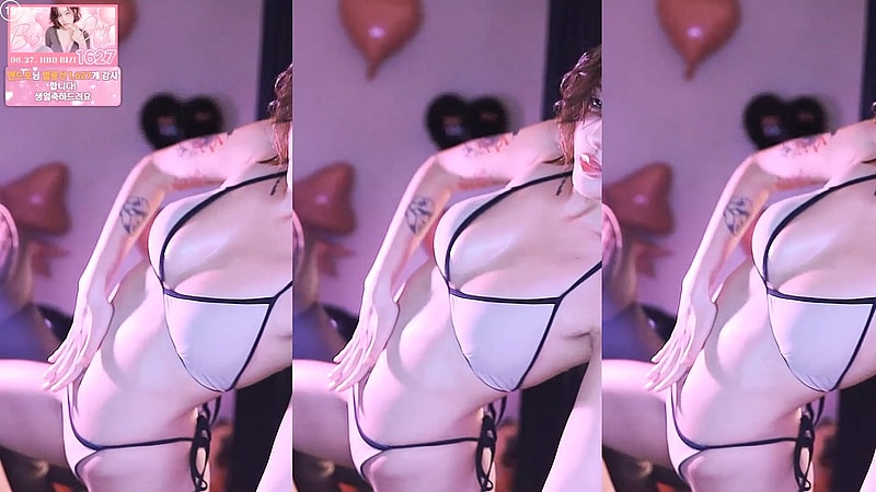 야하게 생긴 Seductive녀 BJㅈㅂ지 Bikini 몸매
