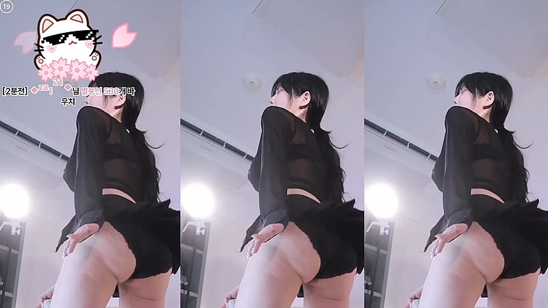 바우치 댄스 Reaction Big Ass BJㅎ갱 짧은 Skirt
