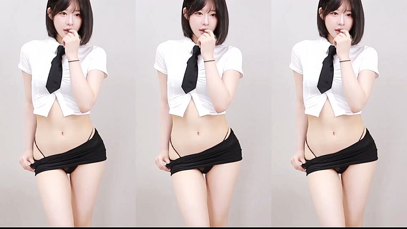 스쿨룩 오피스룩 BJㅇ설 Hot T팬티 Big Ass