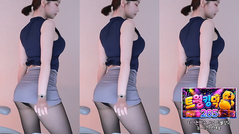 Black Stockings이 Sexy BJㄹ아 트월킹덕 댄스