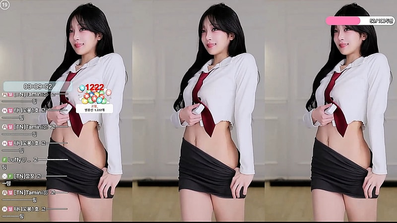Sexy 스쿨룩 오피스룩 BJㅌ니 댄스 Reaction컷