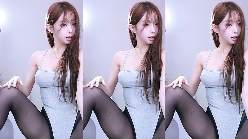 Big Ass가 땡글땡글 BJㅅㅎ빈 Black Stockings High Leg